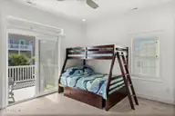 1318 N New River Drive, Surf City, NC 28445 — 5-bedroom home in Del Mar Beach, Surf City, NC, photo 14 of 30: Bedroom 3
