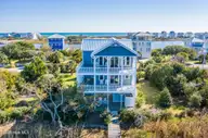 19 Osprey Drive, North Topsail Beach, NC 28460 — 4-bedroom waterfront home in Crystal Shores, North Topsail Beach, NC, photo 2 of 59: DJI_0205