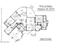 70 Royal Dublin Downs, Pinehurst, NC 28374 — 4-bedroom waterfront home in National, Pinehurst, NC, photo 5 of 53: Floor plan - main level