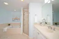 1550 Salter Path Road 606, Indian Beach, NC 28512 — 3-bedroom waterfront condo in The Nautical Club, Indian Beach, NC, photo 22 of 45: Primary Bath