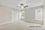 91 Loren Road, Hubert, NC 28539 — 2-bedroom townhome in Jack's Branch Townhomes, Hubert, NC, photo 11 of 19: Primary Bedroom