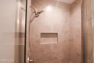 2500 Brookhaven Drive, Kinston, NC 28504 — 3-bedroom home in Westwood, Kinston, NC, photo 16 of 21: Tile Shower
