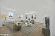 711 W Hayes Street, Burgaw, NC 28425 — 3-bedroom home in View Point, Burgaw, NC, photo 5 of 35: 711_W_Hayes_Living_Room_Virtually_Staged