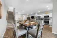 5017 Northstar Drive, Leland, NC 28451 — 3-bedroom townhome in Bishops Ridge, Leland, NC, photo 15 of 51: 15_dining area