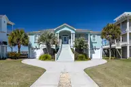 40 Sailview Drive, North Topsail Beach, NC 28460 — 3-bedroom waterfront home in Cape Island, North Topsail Beach, NC, photo 3 of 61: Front Elevation