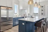 1014 N Anderson Boulevard, Topsail Beach, NC 28445 — 5-bedroom waterfront home, Topsail Beach, NC, photo 6 of 66: Kitchen View 1