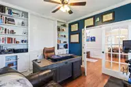 301 Palisades Way, New Bern, NC 28560 — 4-bedroom home in Lynnwood Highlands, New Bern, NC, photo 2 of 65: downstairs office