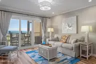 1822 New River Inlet Road Unit 1102a, North Topsail Beach, NC 28460 — 1-bedroom waterfront condo in Topsail Dunes, North Topsail Beach, NC, photo 4 of 51: Living Area