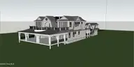 206 Station House Way, Bald Head Island, NC 28461 — 6-bedroom waterfront home in BHI Stage II Cape Fear Station, Bald Head Island, NC, photo 2 of 2: 206 Station House Rear Elevation