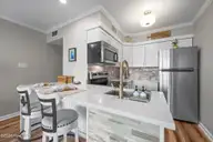 1822 New River Inlet Road Unit 1102a, North Topsail Beach, NC 28460 — 1-bedroom waterfront condo in Topsail Dunes, North Topsail Beach, NC, photo 12 of 51: Kitchen