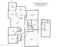 1113 Willow Pond Lane, Leland, NC 28451 — 4-bedroom home in Magnolia Greens, Leland, NC, photo 14 of 73: Floorplan-1113 Willow Pond Lane
