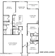 1006 Minnette Circle, New Bern, NC 28562 — 3-bedroom home in West New Bern, New Bern, NC, photo 23 of 25: Aria floorplan