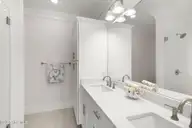 805 Mulberry Street Unit 102, Beaufort, NC 28516 — 2-bedroom condo in 805 Mulberry, Beaufort, NC, photo 6 of 24: En-Suite Primary Bathroom