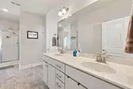 303 Hadley Drive, La Grange, NC 28551 — 4-bedroom home in Hadley Acres, La Grange, NC, photo 20 of 36: primary Bathroom