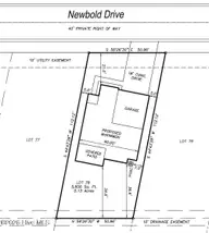 1269 Newbold Drive NE Lot #78, Leland, NC 28451 — 4-bedroom home in Coastal Haven, Leland, NC, photo 20 of 21: Plot Plan