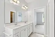 505 Village Green Drive A, Morehead City, NC 28557 — 2-bedroom townhome in Brandywine Bay, Morehead City, NC, photo 13 of 32: Primary bathroom