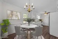 1104 Crestview Drive, Tarboro, NC 27886 — 3-bedroom home in West Hills, Tarboro, NC, photo 10 of 37: Dining Area