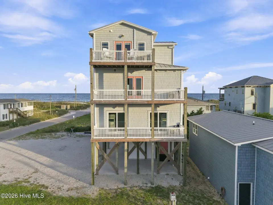 3200 Gray Street, North Topsail Beach, NC 28460 — 6-bedroom waterfront home in Ocean City, North Topsail Beach, NC, photo 1 of 56