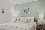 1822 New River Inlet Road Unit 1102a, North Topsail Beach, NC 28460 — 1-bedroom waterfront condo in Topsail Dunes, North Topsail Beach, NC, photo 20 of 51: Master Bedroom