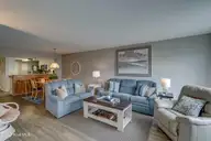 10300 Coast Guard Road E103, Emerald Isle, NC 28594 — 3-bedroom waterfront condo in Point Emerald Villas, Emerald Isle, NC, photo 14 of 47: Living II