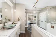 133 Sound Point Drive, Harkers Island, NC 28531 — 3-bedroom waterfront home in Cape Point Village, Harkers Island, NC, photo 22 of 61: Primary suite