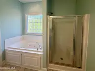 428 Salisbury Court, Winterville, NC 28590 — 3-bedroom home in Main Street Village, Winterville, NC, photo 13 of 22: Master bath