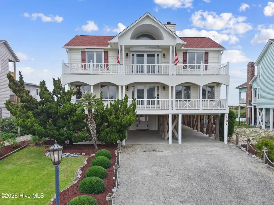 1307 Ocean Boulevard W, Holden Beach, NC 28462 — 5-bedroom waterfront home in Holden Beach West, Holden Beach, NC, photo 1 of 74