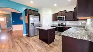 2007 Snapper Street, New Bern, NC 28562 — 4-bedroom home in Bluewater Rise, New Bern, NC, photo 8 of 31: 8 Kitchen w Island