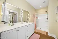 308 Live Oak Street, Emerald Isle, NC 28594 — 4-bedroom waterfront home in Ocean Forest, Emerald Isle, NC, photo 24 of 68: Primary Bath