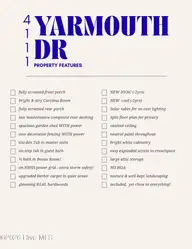 4111 Yarmouth Road, New Bern, NC 28562 — 3-bedroom home in Kings Row, New Bern, NC, photo 24 of 25: Property Feature Sheet