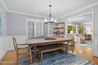 1600 Chip Shot Drive, Morehead City, NC 28557 — 3-bedroom home in Country Club East, Morehead City, NC, photo 22 of 57: dining room