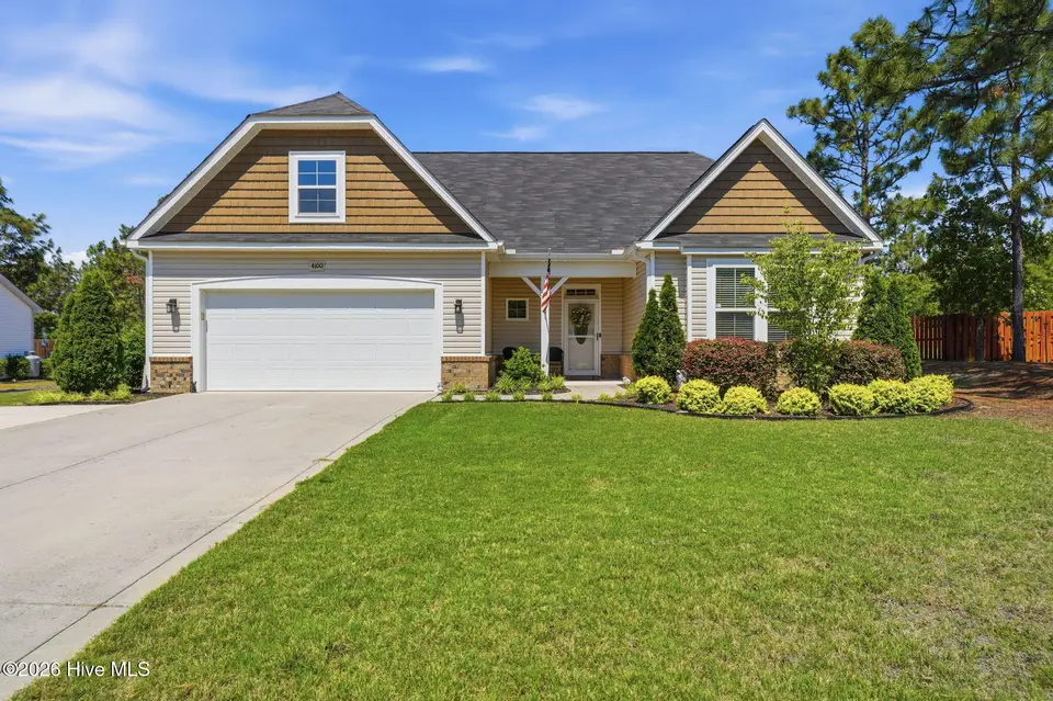 4100 Irwin Drive, Aberdeen, NC 28315 — 4-bedroom home in Meadow Ridge, Aberdeen, NC, photo 1 of 54: Front