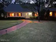 80 Wilson Road, Pinehurst, NC 28374 — 3-bedroom home in Unit 2, Pinehurst, NC, photo 5 of 74: Entry at Dusk