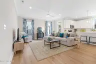 139 Freedom Park Road, Beaufort, NC 28516 — 3-bedroom townhome in Beau Coast, Beaufort, NC, photo 4 of 52: Open living room