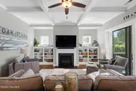 3841 White Birch Way, Southport, NC 28461 — 3-bedroom waterfront home in St James, Southport, NC, photo 18 of 73: Elegant Coffered Ceiling