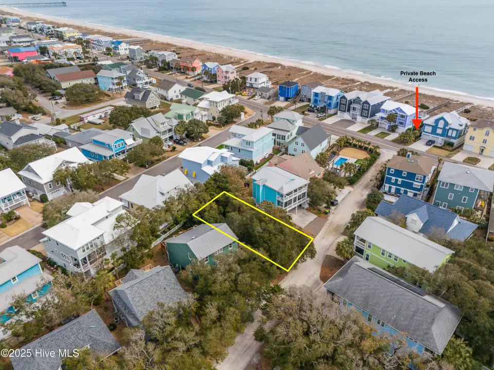 218 10 Water Oak Circle, Kure Beach, NC 28449 — waterfront lot in Fort Fisher, Kure Beach, NC, photo 1 of 25: mls-SW Corner -copy