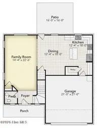 1013 Shadowpine Way Lot 41, Rocky Mount, NC 27804 — 4-bedroom home in Longneedle, Rocky Mount, NC, photo 2 of 2: Representation Photo Only