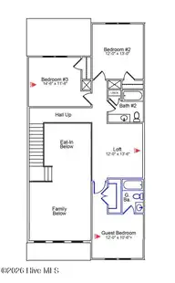 5613 Palm Tree Place, Leland, NC 28451 — 4-bedroom townhome in Grand Park, Leland, NC, photo 3 of 57: GPK 215 2nd floor