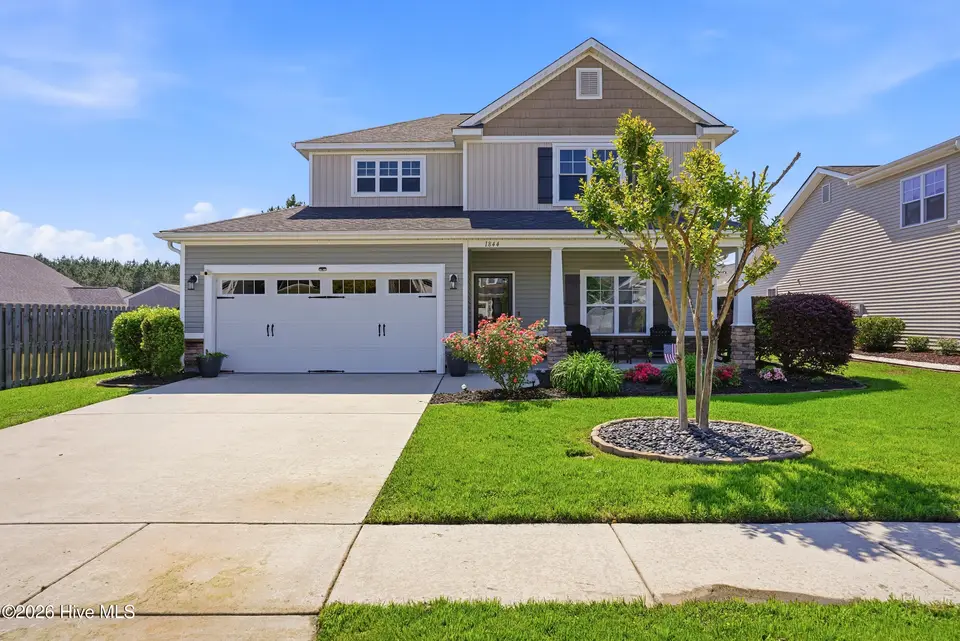 1844 Olive Pine Way, Leland, NC 28451 — 3-bedroom home in Windsor Park, Leland, NC, photo 1 of 38