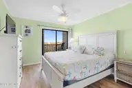 2308 W Fort Macon Road 302 H, Atlantic Beach, NC 28512 — 3-bedroom waterfront condo in IBRC, Atlantic Beach, NC, photo 6 of 61: Primary Bedroom with private balcony