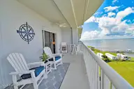 1550 Salter Path Road 606, Indian Beach, NC 28512 — 3-bedroom waterfront condo in The Nautical Club, Indian Beach, NC, photo 17 of 45: Porch