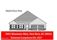 3001 Bluewater Boulevard, New Bern, NC 28562 — 4-bedroom home in Bluewater Rise, New Bern, NC, photo 1 of 10: MLS