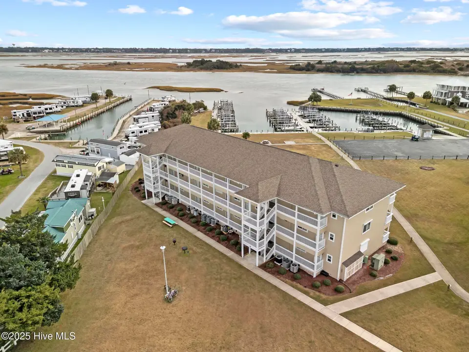 650 Cedar Point Boulevard B35, Cedar Point, NC 28584 — 1-bedroom waterfront condo in Cedar Point Villas, Cedar Point, NC, photo 1 of 27: Outside - Back