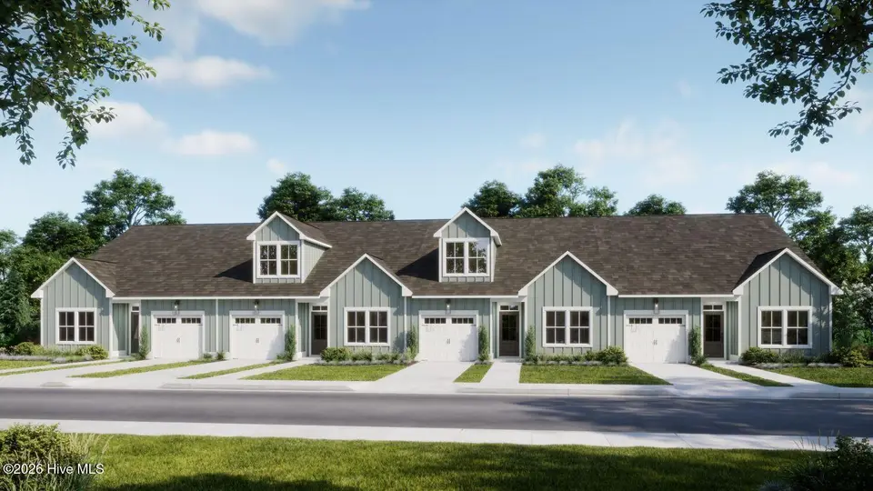 1107 Fryar Avenue 99, Leland, NC 28451 — 3-bedroom townhome in Terrapin, Leland, NC, photo 1 of 45: Eastlyn Farmhouse Elevation