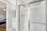185 Saints Delight Church Road, New Bern, NC 28560 — 3-bedroom home, New Bern, NC, photo 15 of 52: Primary Bathroom Shower