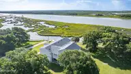 101 Hamilton Lane, Hubert, NC 28539 — 3-bedroom waterfront home, Hubert, NC, photo 2 of 45: Drone 2