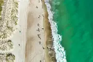 9201 Coast Guard Road B-204, Emerald Isle, NC 28594 — 3-bedroom waterfront condo in Pebble Beach, Emerald Isle, NC, photo 6 of 29: EI Beach Overhead (1)