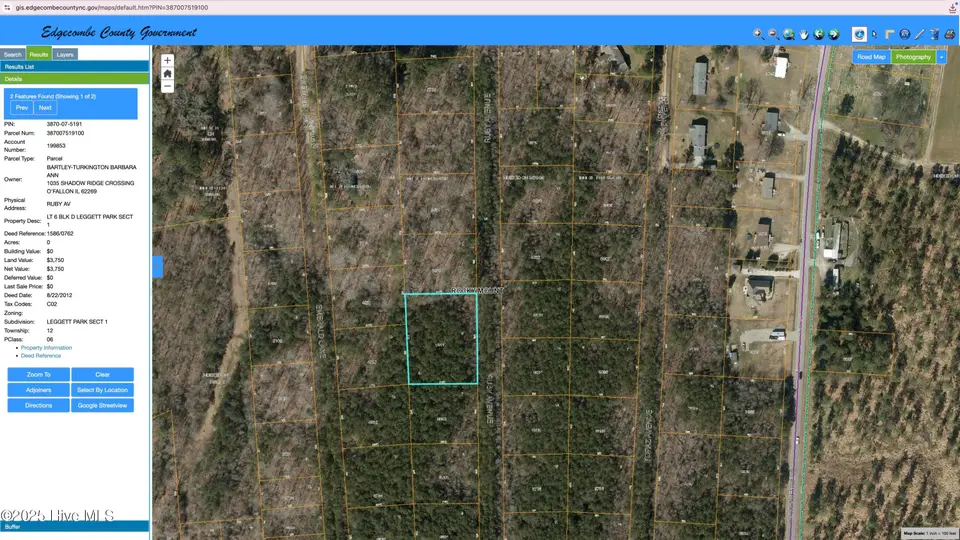 6 Ruby Avenue, Rocky Mount, NC 27801 — lot, Rocky Mount, NC, photo 1 of 5: GIS