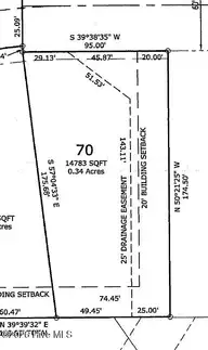 621 Vale Drive, Wilmington, NC 28411 — lot in Marsh Landing Place, Wilmington, NC, photo 2 of 16: 621 Vale - Lot 70 Zoomed In