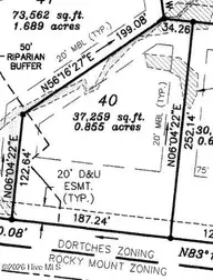 40 40 Green Hills Road, Rocky Mount, NC 27804 — lot in The Oaks at Hunter Hill, Rocky Mount, NC, photo 2 of 2: Screenshot 2026-10-01 150131